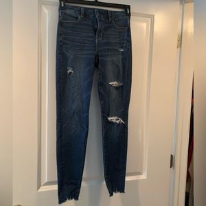 American Eagle The Dream Jean Curvy Hi-Rise; Size 0 Reg; PERFECT CONDITION